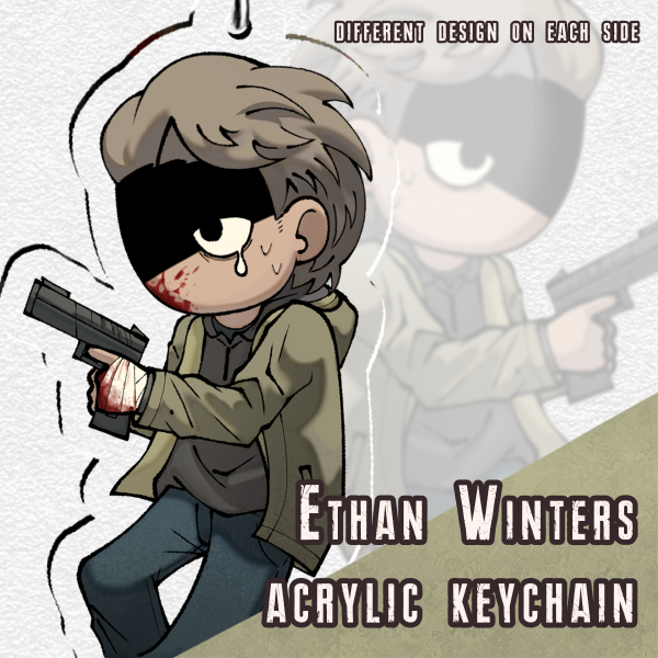 Ethan Winters resident evil keychain