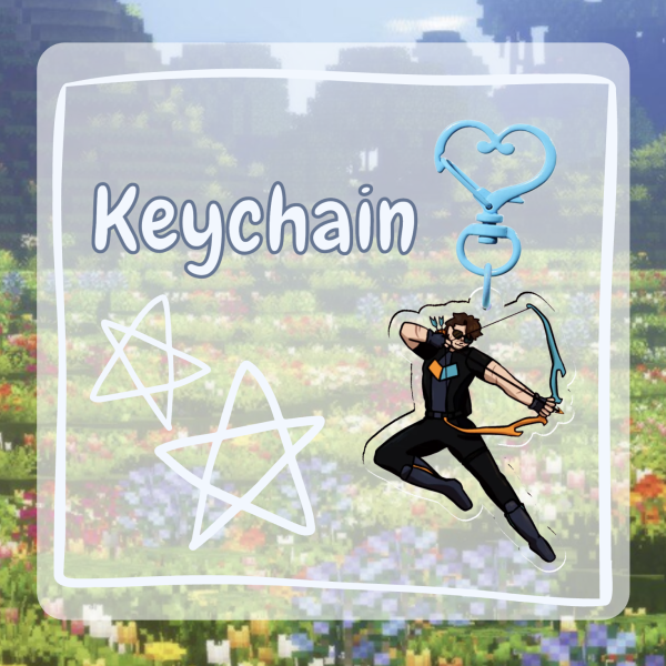 Hot guy keychain