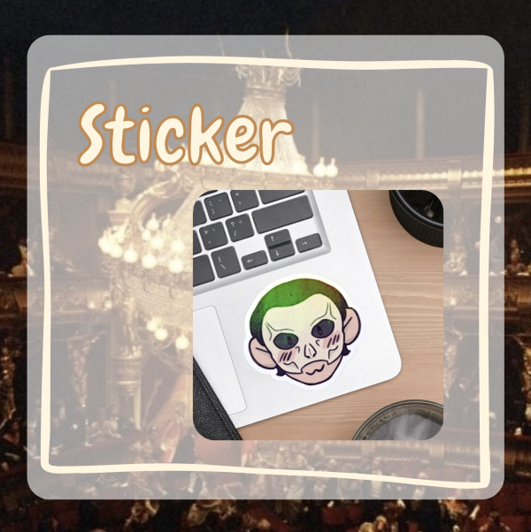 Erik 2004 Mask 1 Sticker