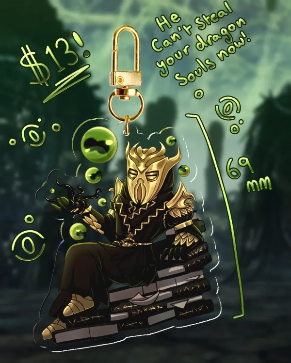 Miraak Keychain