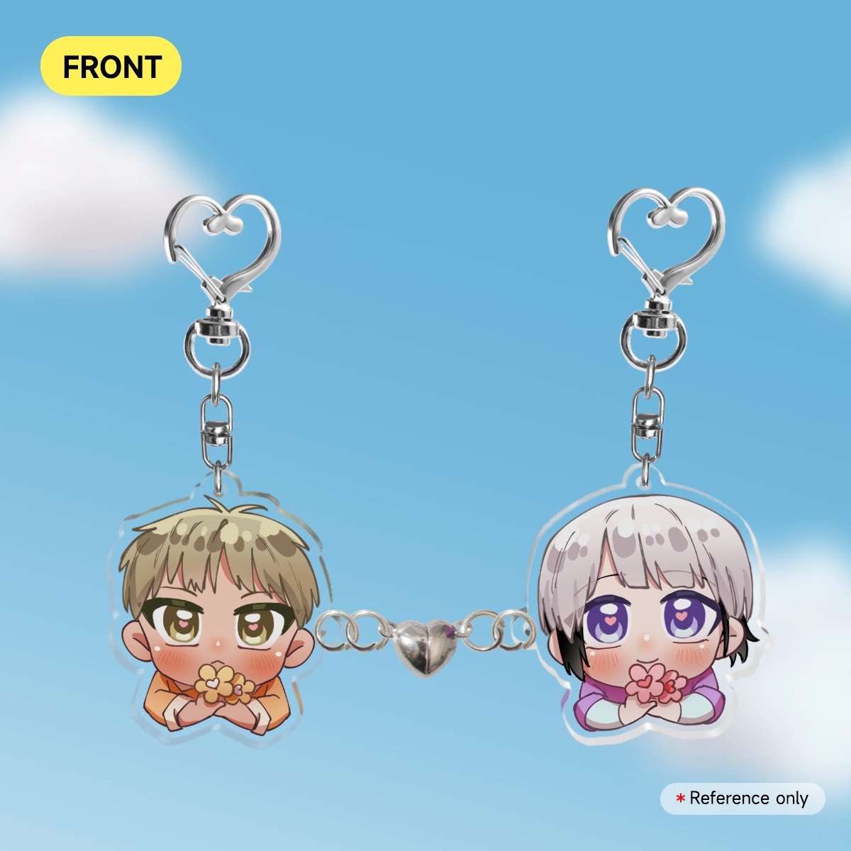 NoahSora Love Magnet Keychains