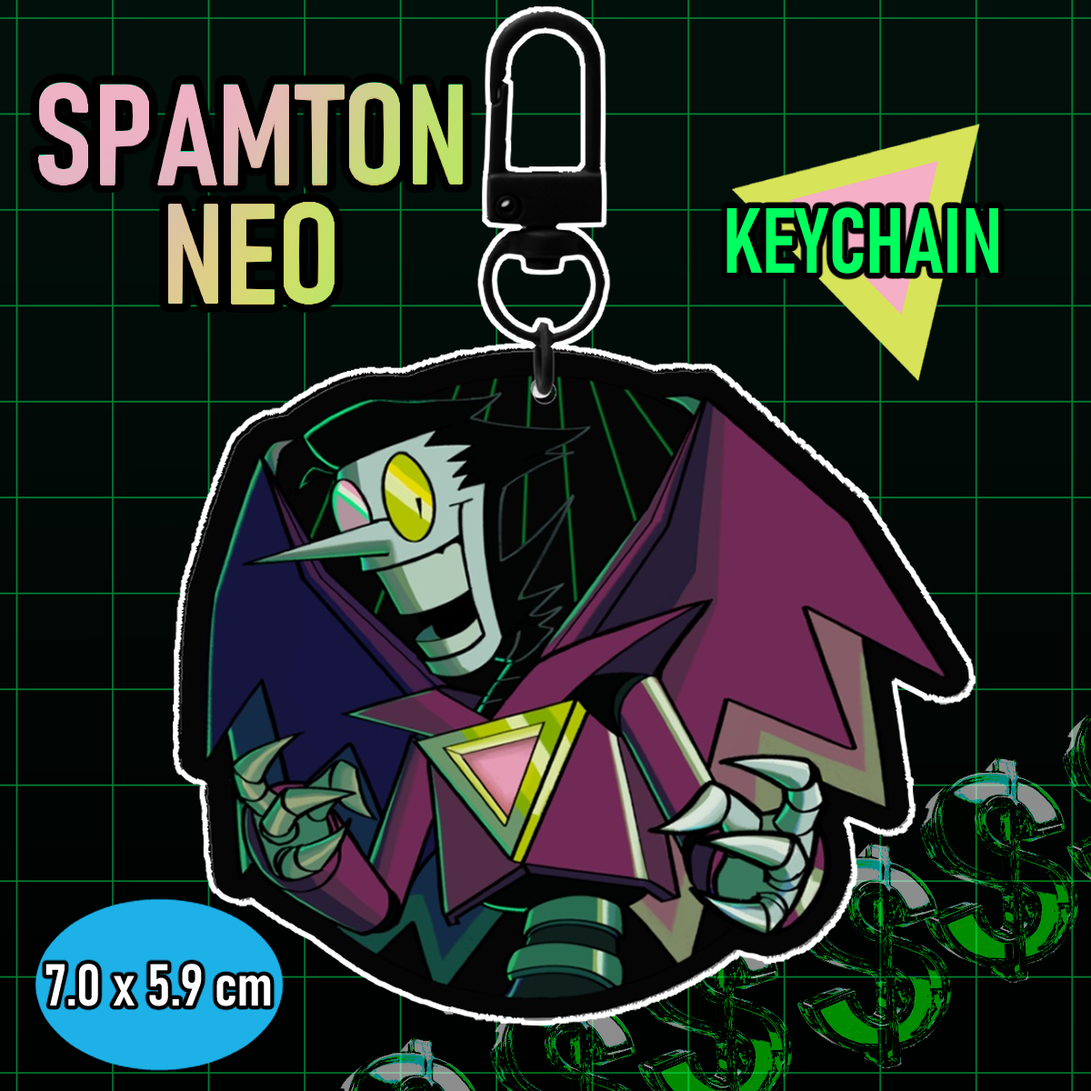 Spamton NEO Acrylic Keychain