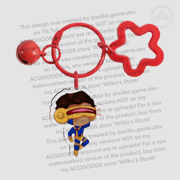 Cyclops Scott Summers Cute Chibi Keyring!