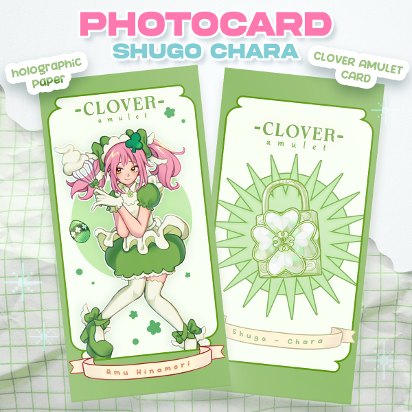 Amu Clover - Shugo-Chara! [Holographic Photocard]