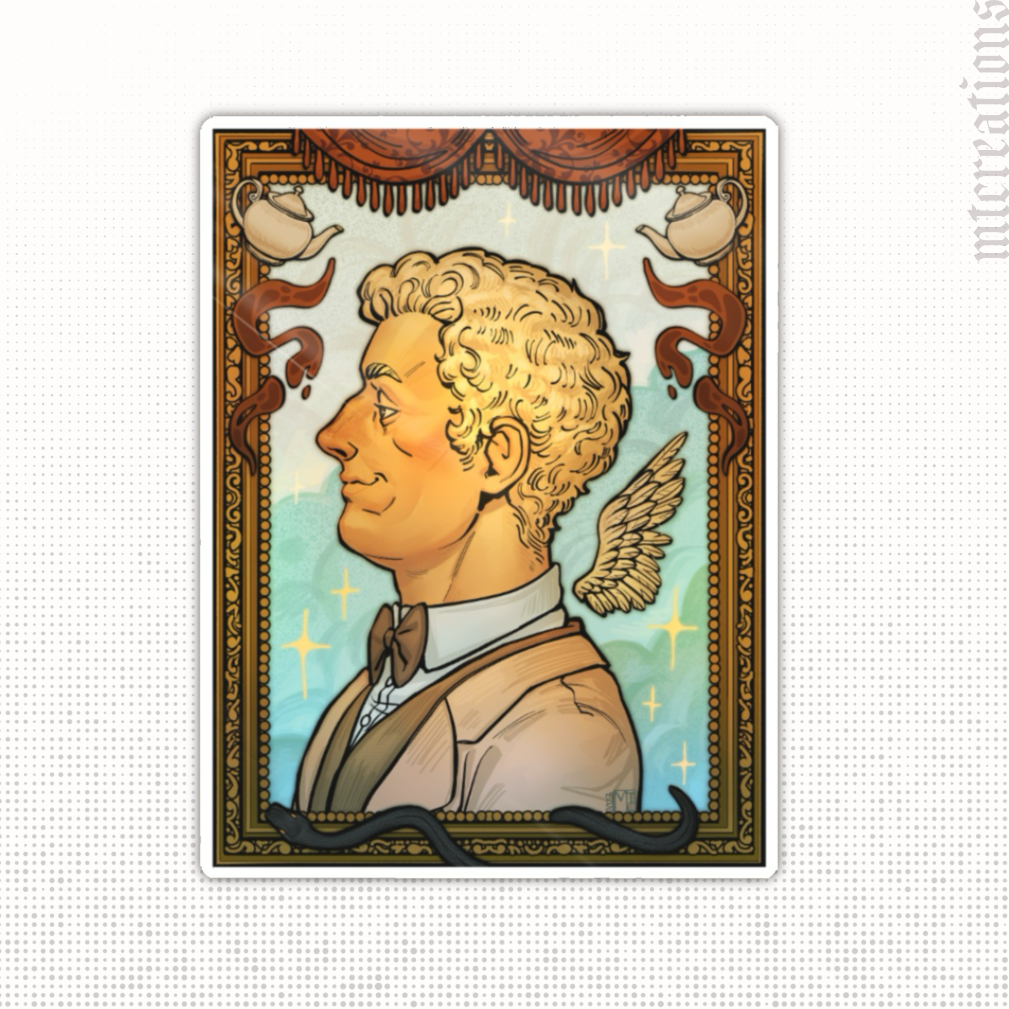 Aziraphale | Die Cut Sticker