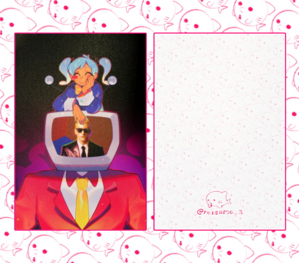 Static Miku + Tenna + Eminem | Postcard