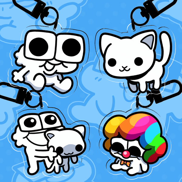 SET OF 4 MHUYO KEYCHAINS