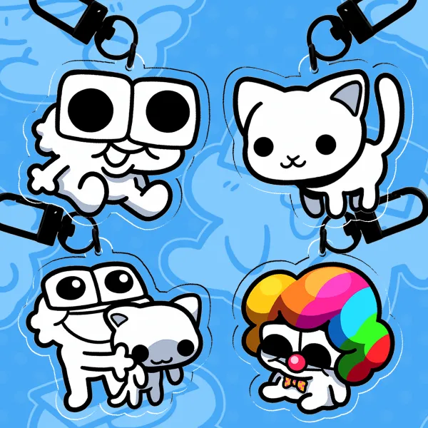 SET OF 4 MHUYO KEYCHAINS