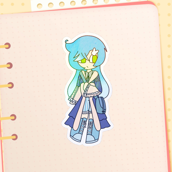 Hatsune Miku White Rabbit Artwork Set A