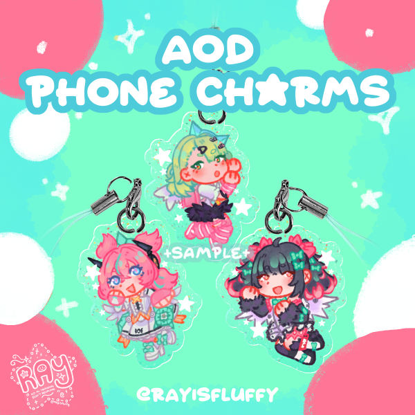 Angels of Delusion Phone Charm Set