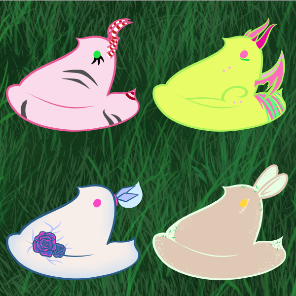 Easter Birb Sticker Set