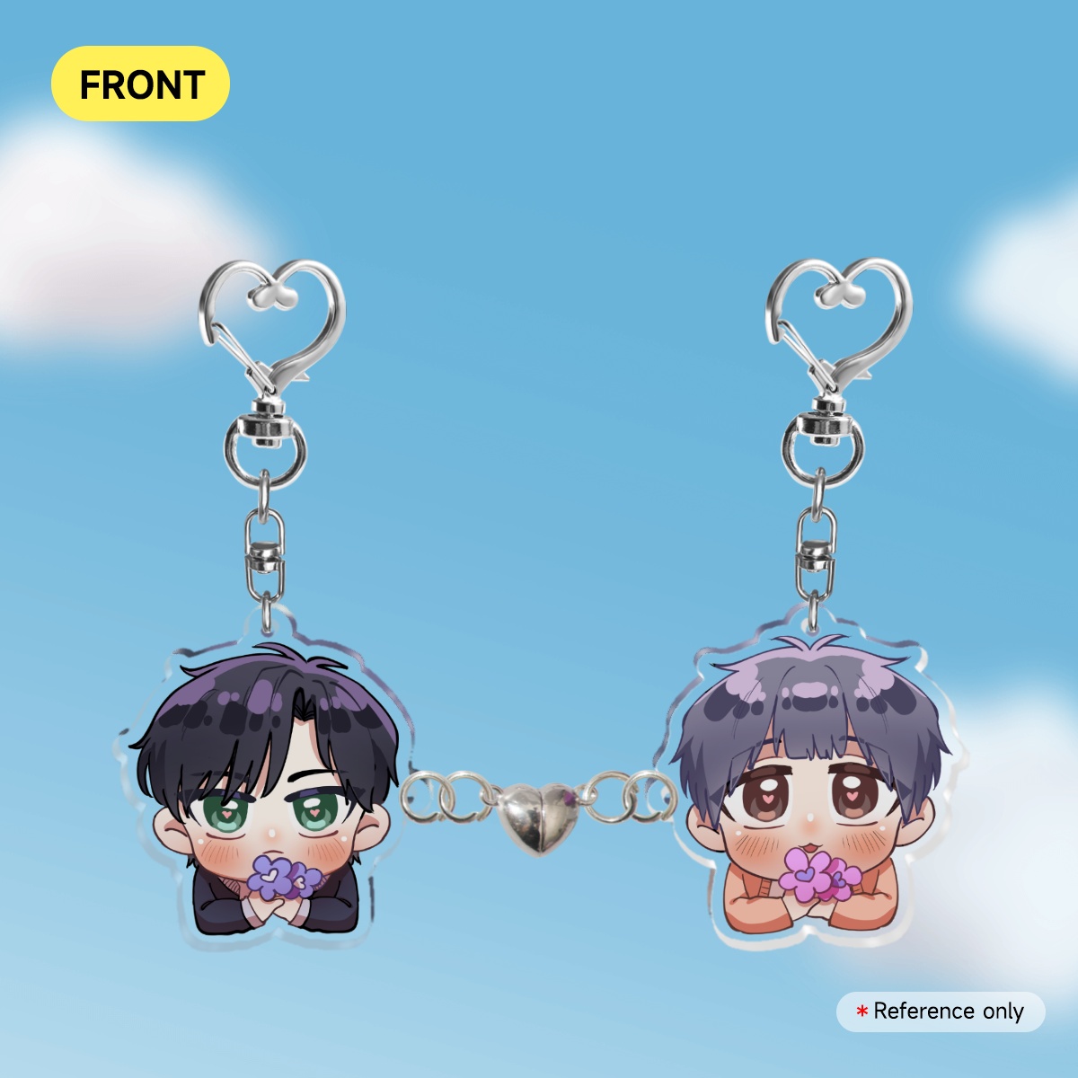 KenMiha Love Magnet Keychains