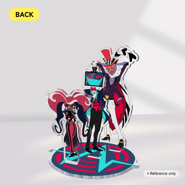 The Vees Triple Insert Acrylic Standees