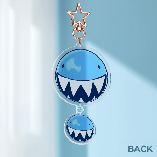 Double bubble Epoxy Connection Keychain