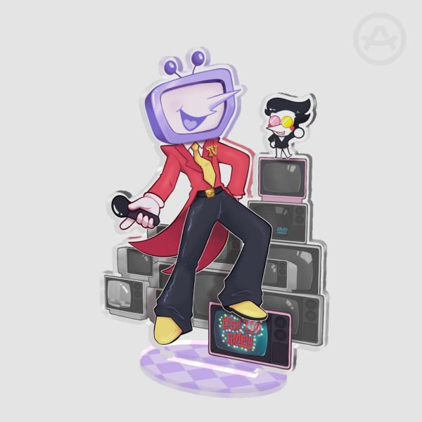 Tenna and Spamton acrylic Standee, Deltarune