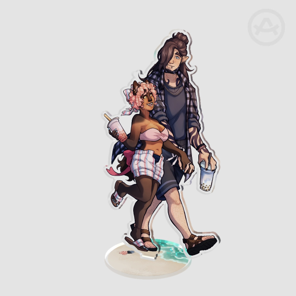 Zane~Chan/Zana Beach Boba Date Acrylic Standee