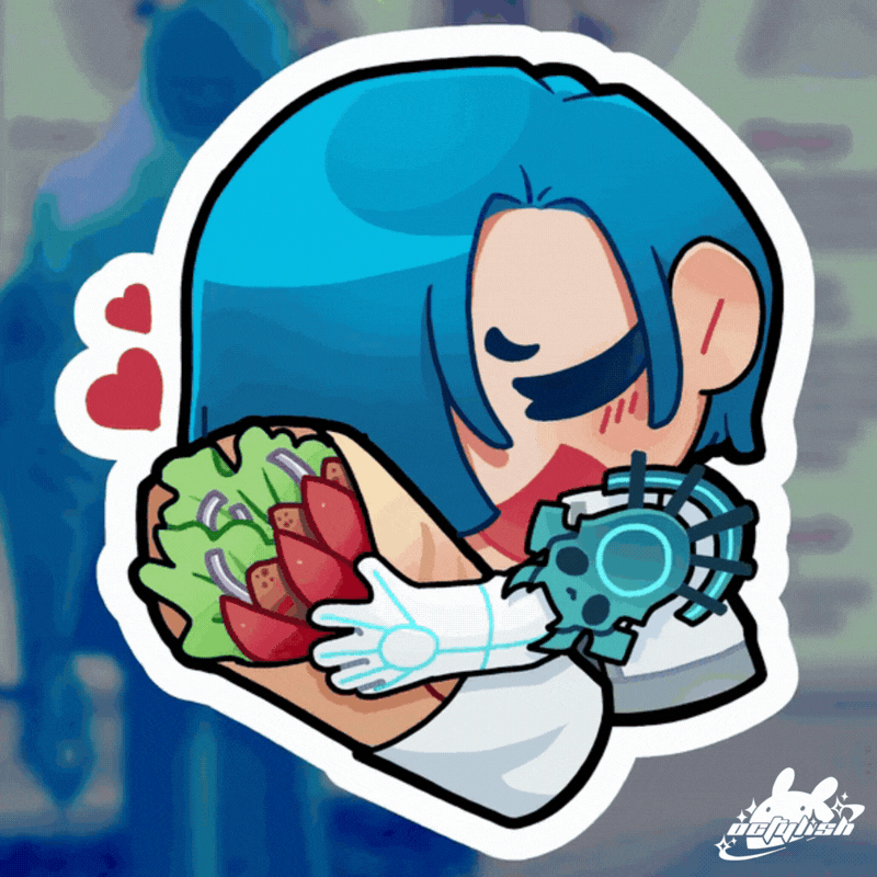 Shawarma Legato sticker (TRIGUN)