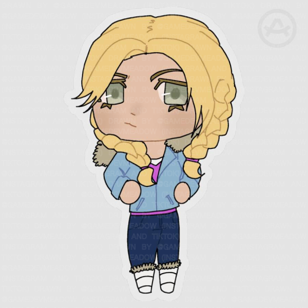 Jessica Riley Until Dawn - Chibi Sticker