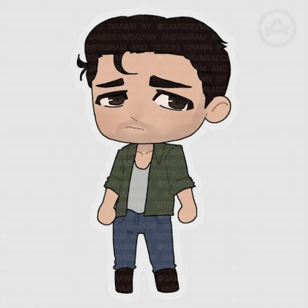 Mike Munroe Until Dawn - Chibi Sticker