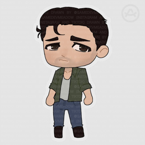 Mike Munroe Until Dawn - Chibi Sticker