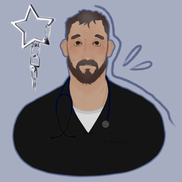 Dr. Robby The Pitt keychain