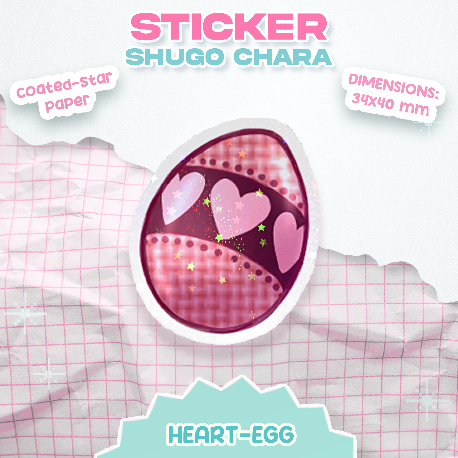 Heart-Egg - Shugo Chara! [Sticker]
