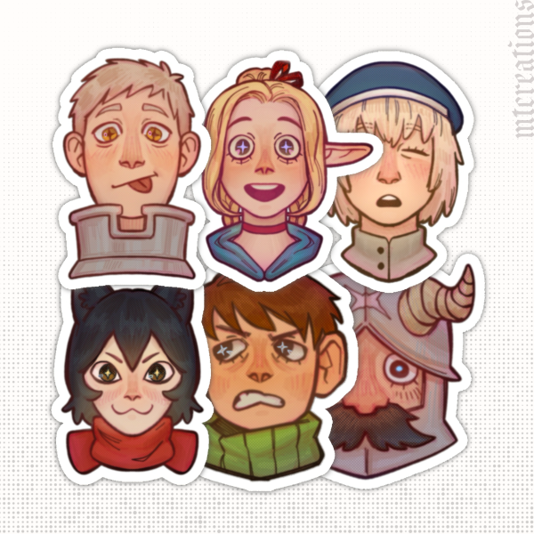 Dunmeshi Party | Die Cut Sticker Bundle 