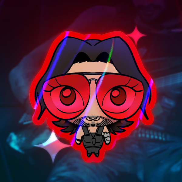 Johnny Silverhand Chibi Sticker