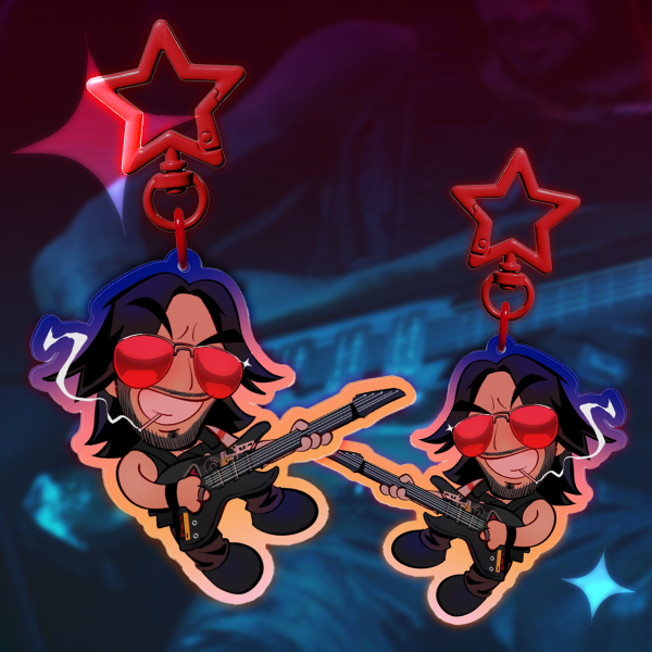 Johnny Silverhand Keychain