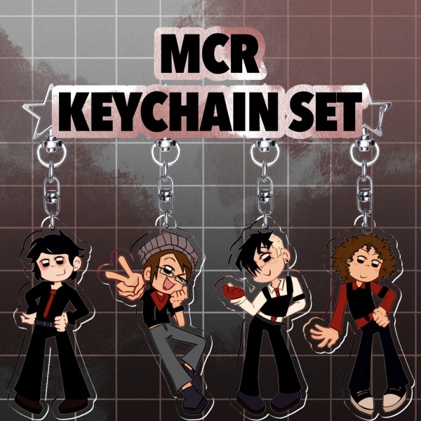My Chemical Romance Keychain Set