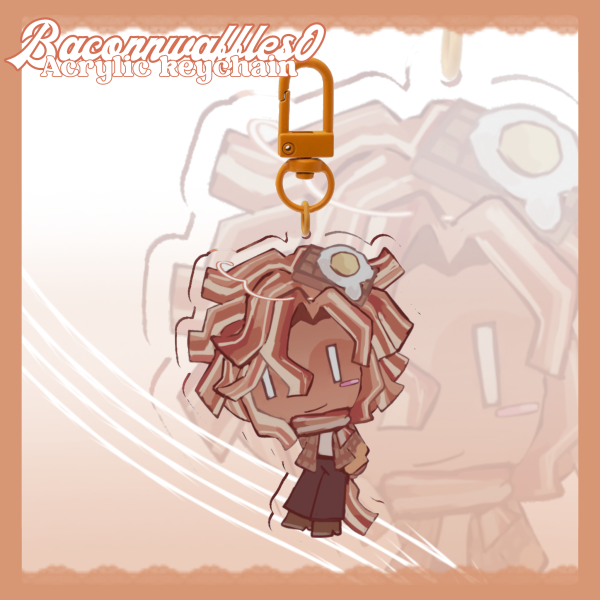 [LS] Baconnwaffles0 Acrylic Keychain
