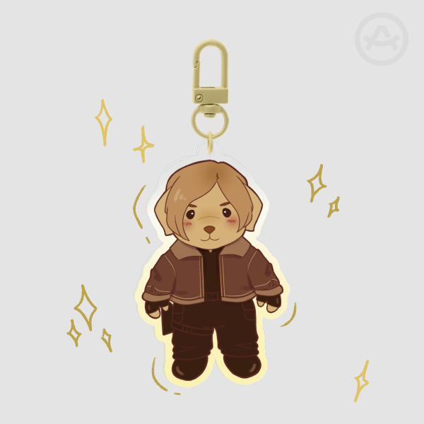 Resident Critters - Leon S. Kennedy Acrylic Keychain
