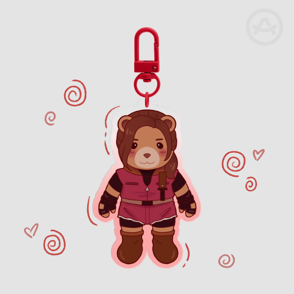 Resident Critters - Claire Redfield Acrylic Keychain