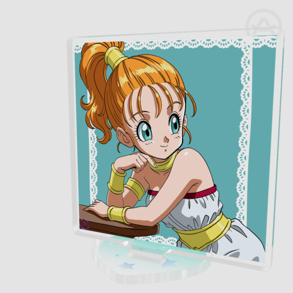 Candy Loving Girl Clear Acrylic Standee