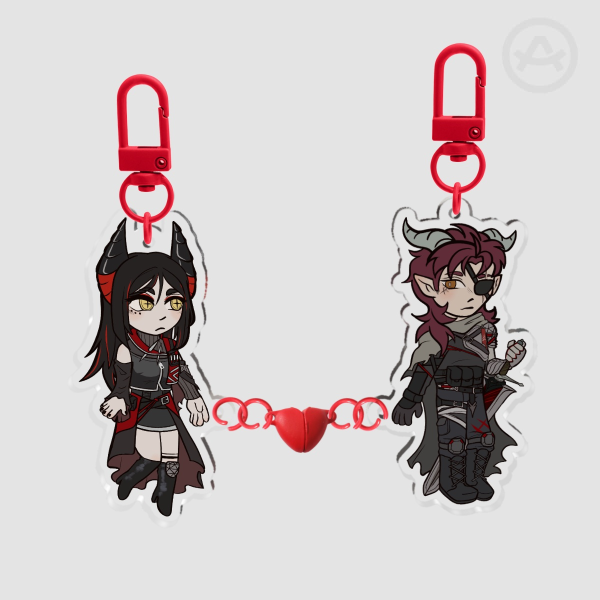 Ines x Hoederer Magnet Keychains