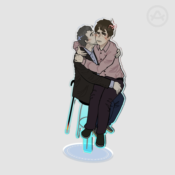 House md - Hilson Clear Acrylic Standees