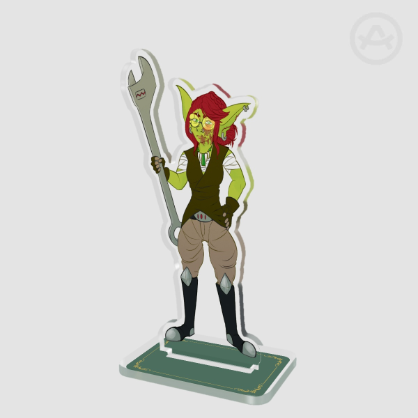 Okiee Napalm (DnD OC) Standee