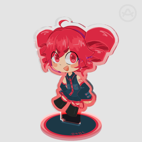 Kasane Teto🥖 mini Colored Edge Standee