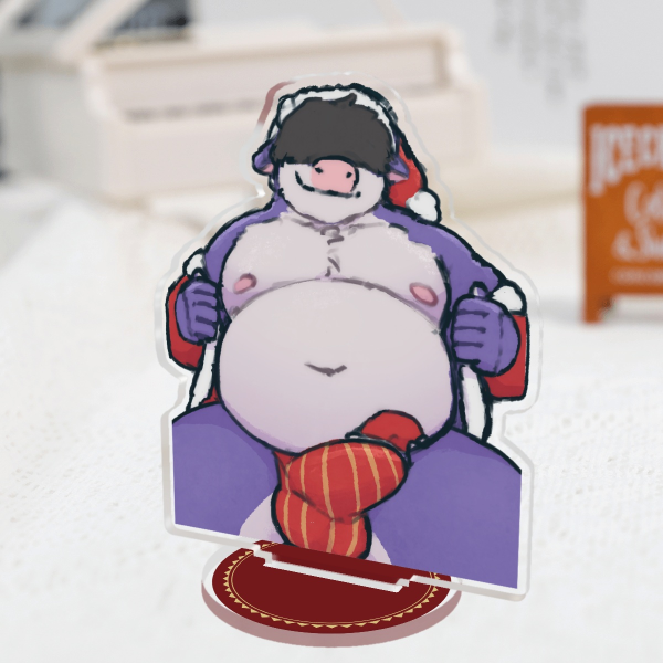 BIG XMAS Gift from Beef - Clear Acrylic Standees