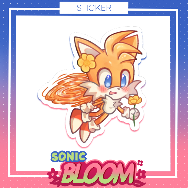Yellow Buttercup Tails ⟡ Sonic Bloom Sticker
