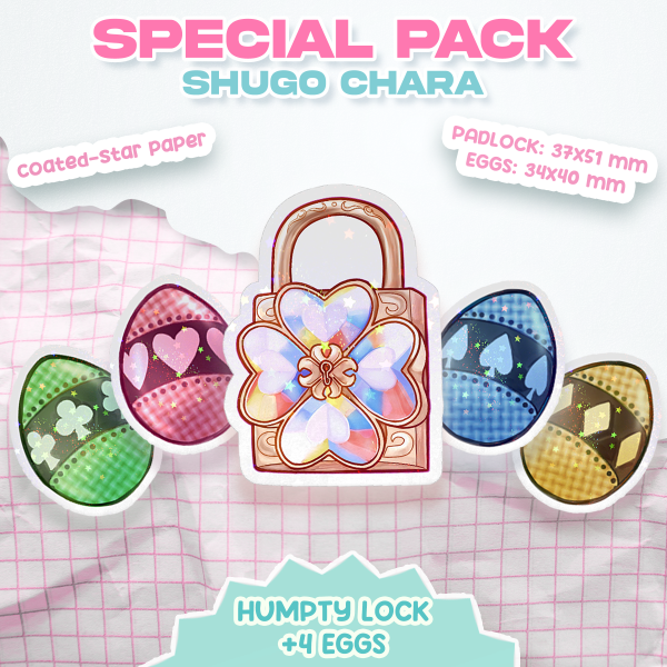 Humpty Lock + Eggs - Shugo Chara! [Stickers]