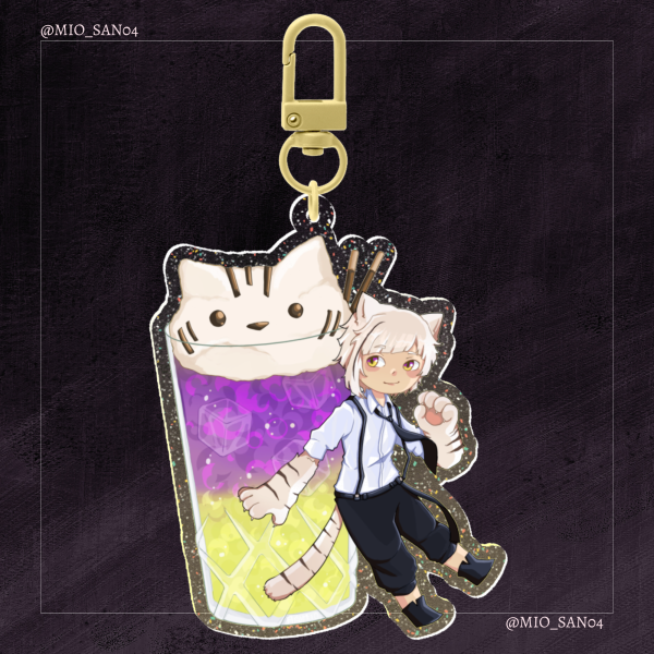 Atsushi Two-Color Fruit Charm – Soda Series
