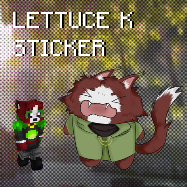 [Silly Series!] Lettuce K Sticker