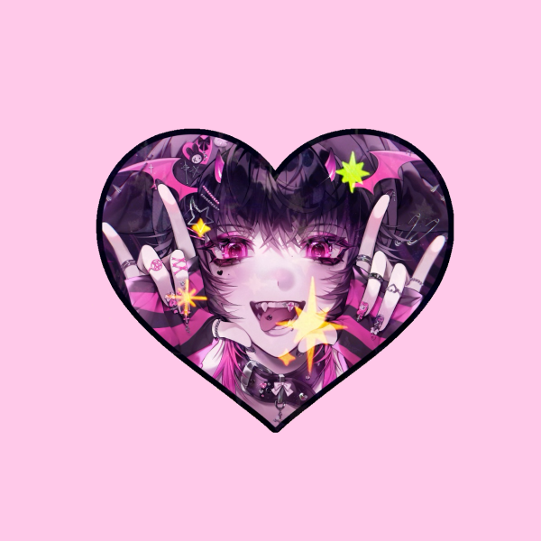 brace! ♰ die cut sticker