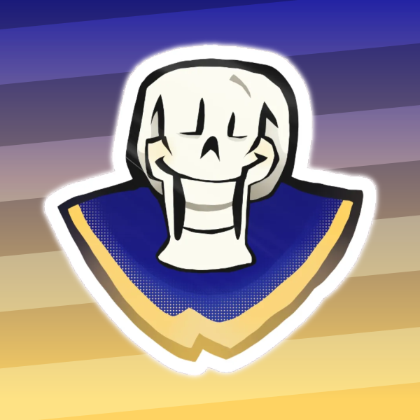 OUTERTALE PAPYRUS Sticker