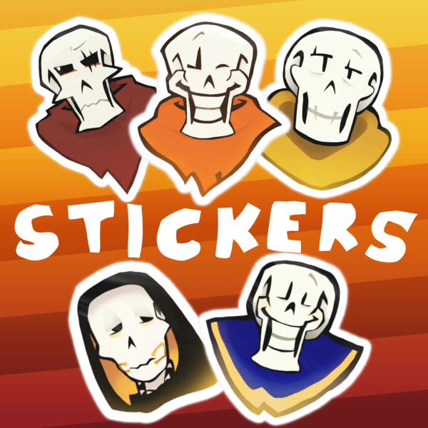 Papyrus Stickers || UNDERTALE AU
