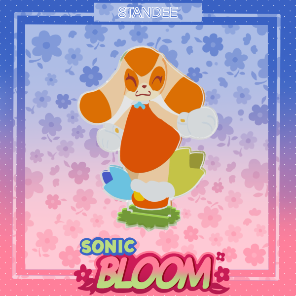 Cream Spring Standee