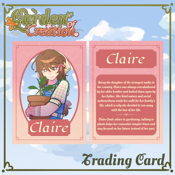 Trading Card • Claire Garden of Creation