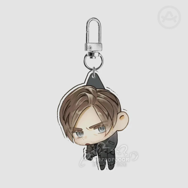 RE9: LEON Clear Acrylic Keychain