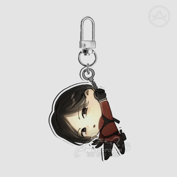 “HANDCUFFED” ADA: Clear Acrylic Keychain